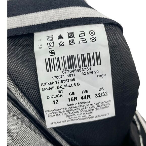 BRAX Mills Plaid Comfort Pants Size UK 16/ US 14/ 32” - Picture 7 of 8